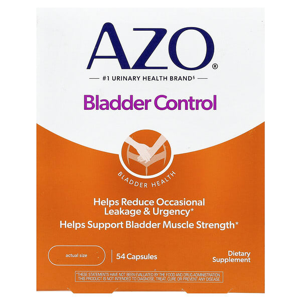 AZO, Bladder Control, 54 Capsules (300 mg per Capsule)