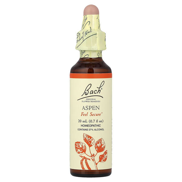 Bach, Original Flower Remedies, Aspen, 0.7 fl oz (20 ml)