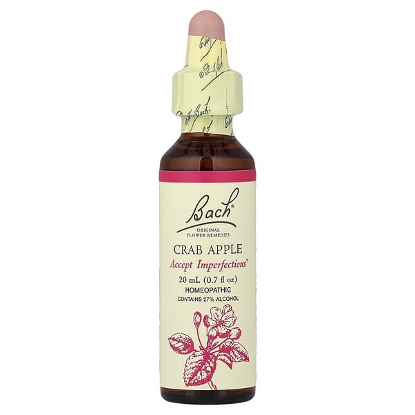 Bach, Original Flower Remedies, Crab Apple, 0.7 fl oz (20 ml)