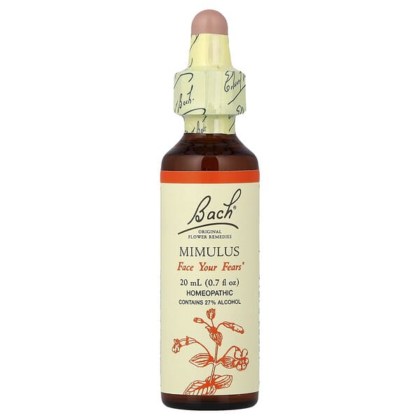 Bach, Original Flower Remedies, Mimulus, 0.7 fl oz (20 ml)
