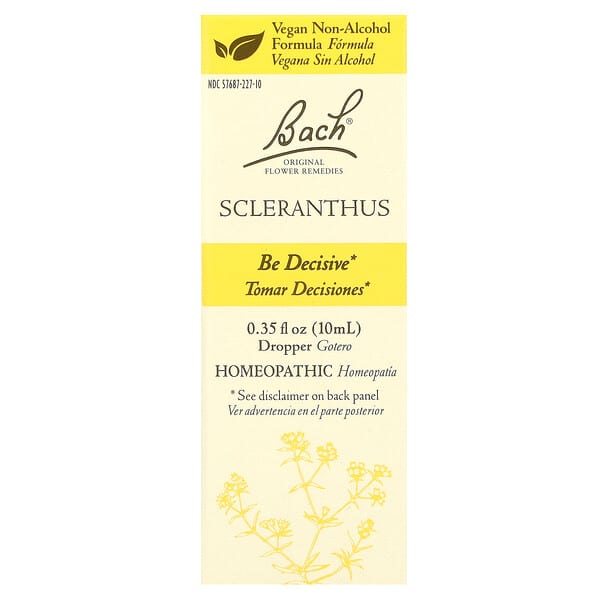 Bach, Original Flower Remedies, Scleranthus, 0.35 fl oz (10 ml)
