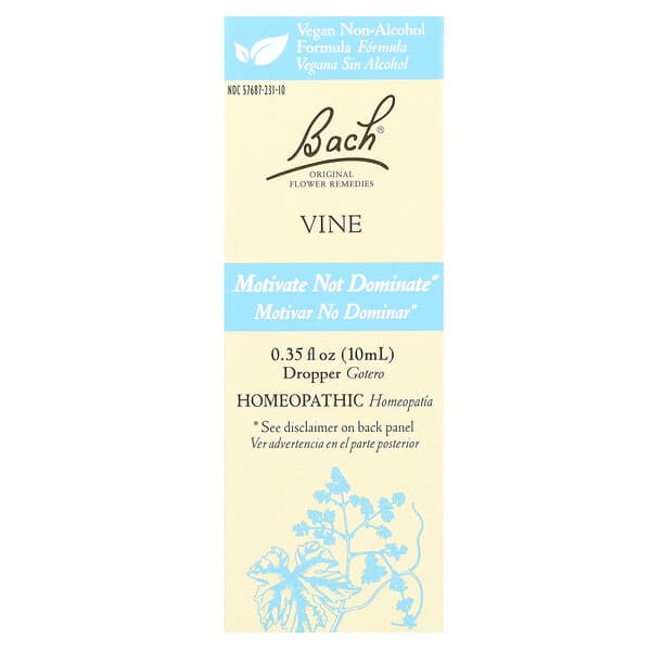 Bach, Original Flower Remedies, Vine, 0.35 fl oz (10 ml)