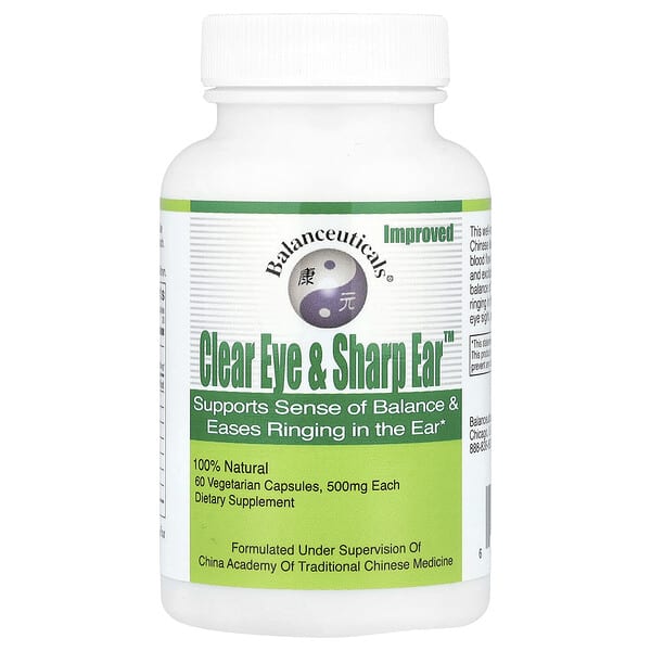 Balanceuticals, Clear Eye & Sharp Ear™, 60 Vegetarian Capsules
