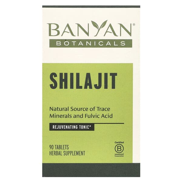 Banyan Botanicals, Shilajit, 90 Tablets (300 mg per Tablet)