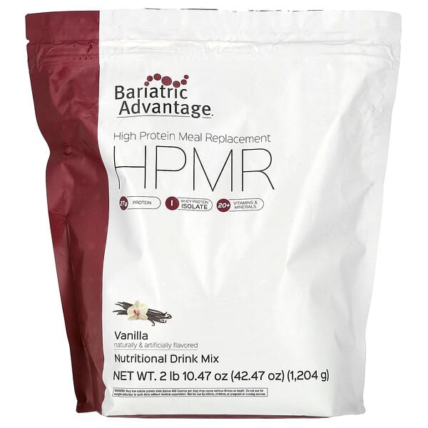 Bariatric Advantage, HPMR, High Protein Meal Replacement, Vanilla, 2 lb 10.47 oz (1,204 g)