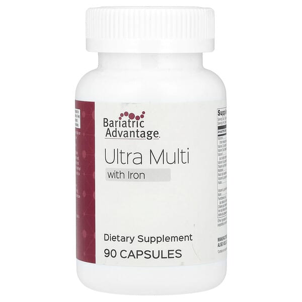 Bariatric Advantage, Ultra Multi with Iron, 90 Capsules 3 Bariatric Advantage, Ultra Multi with Iron, 90 Capsules