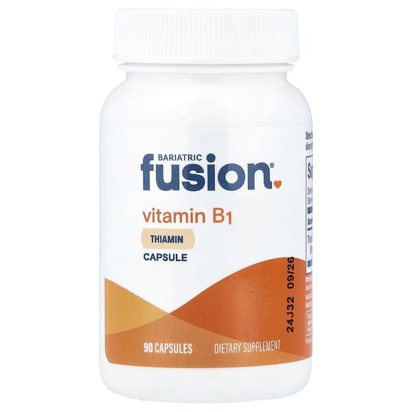 Bariatric Fusion, Vitamin B1, 90 Capsules (100 mg per Capsule)