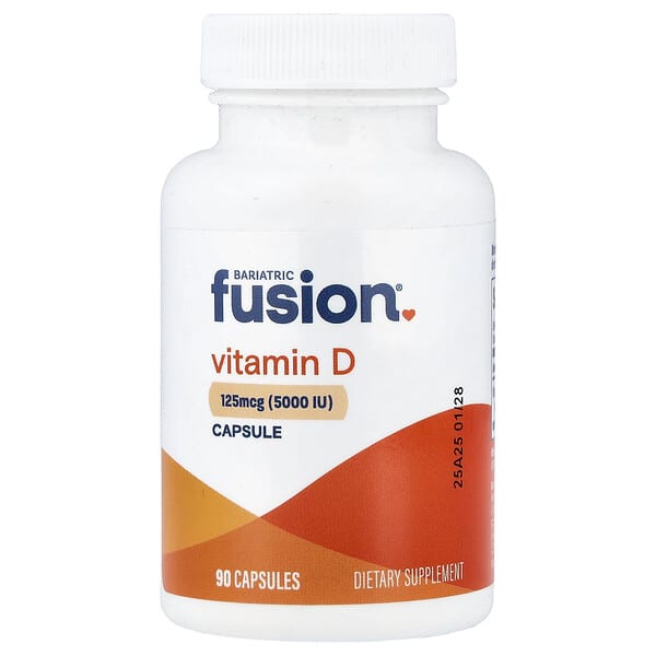 Bariatric Fusion, Vitamin D, 125 mcg (5,000 IU), 90 Capsules 2 Bariatric Fusion, Vitamin D, 125 mcg (5,000 IU), 90 Capsules