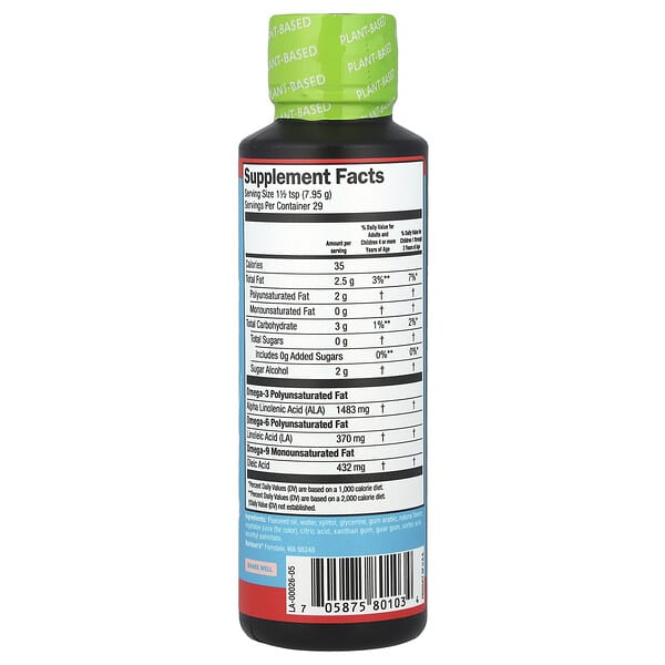 Alternative view of Barlean's, Omega Pals, Essential Nutrition For Kids, Sensational Straw-Nana, 8 oz (227 g)