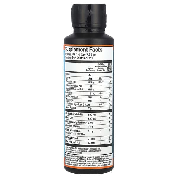 Alternative view of Barlean's, Omega Pals, Hooty Fruity Tangerine, 8 oz (227 g)