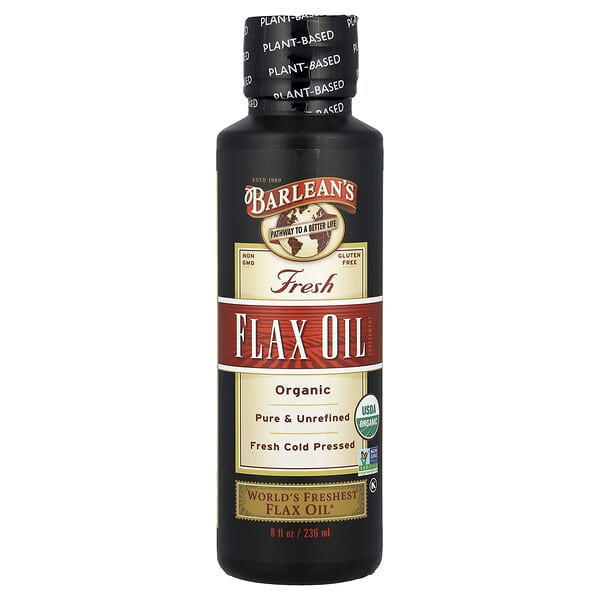 Barlean's, Organic Flax Oil, 8 fl oz (236 ml)