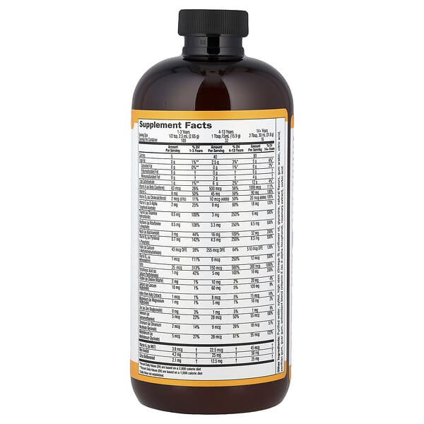 Alternative view of Barlean's, Seriously Delicious®, Liquid Multivitamin, Tropical, 16 fl oz (473 ml)
