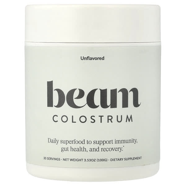 Beam, Colostrum, Unflavored, 3.53 oz (100 g)