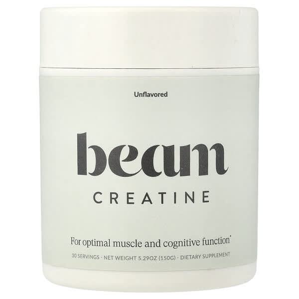 Beam, Creatine, Unflavored, 5.29 oz (150 g)