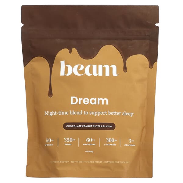 Beam, Dream, Chocolate Peanut Butter, 7.62 oz (216 g)