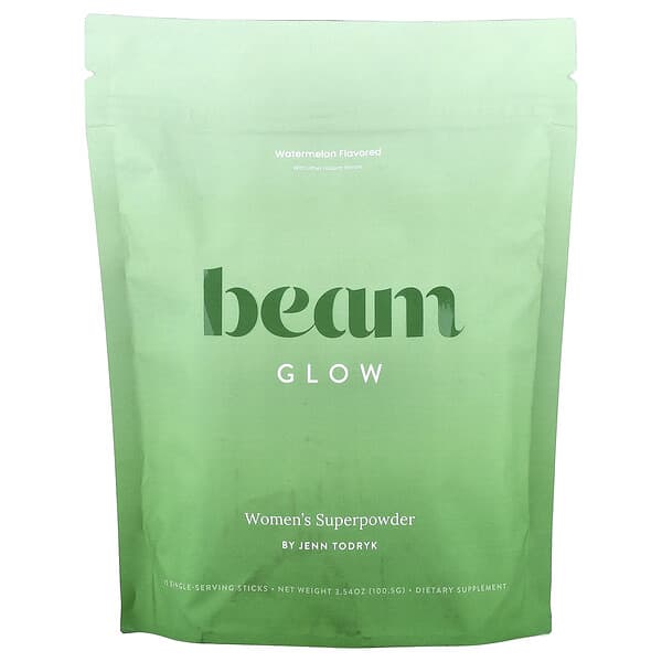 Beam, Glow, Watermelon, 15 Single-Serving Sticks, 0.24 oz (6.7 g) Each
