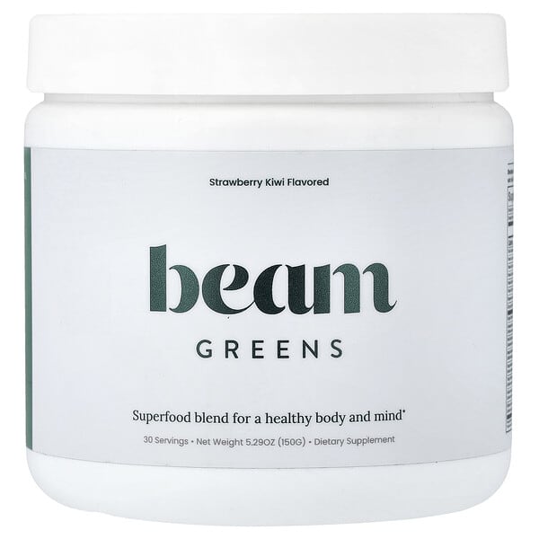 Beam, Greens, Strawberry Kiwi, 5.29 oz (150 g)