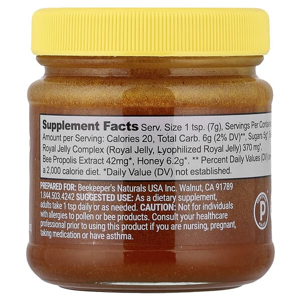 Alternative view of Beekeeper's Naturals, Superfood Honey, 4.4 oz (125 g)