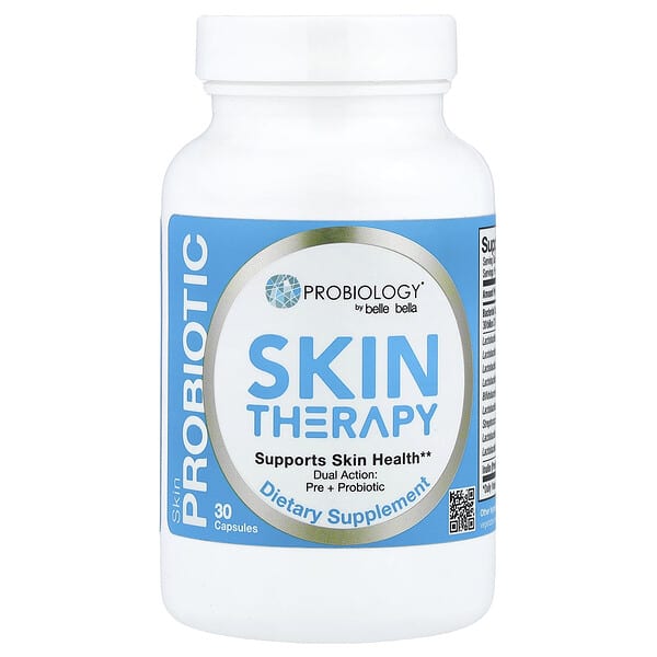 Belle+Bella, Probiology®, Probiotic Skin Therapy, 30 Capsules (15 Billion CFU per Capsule)