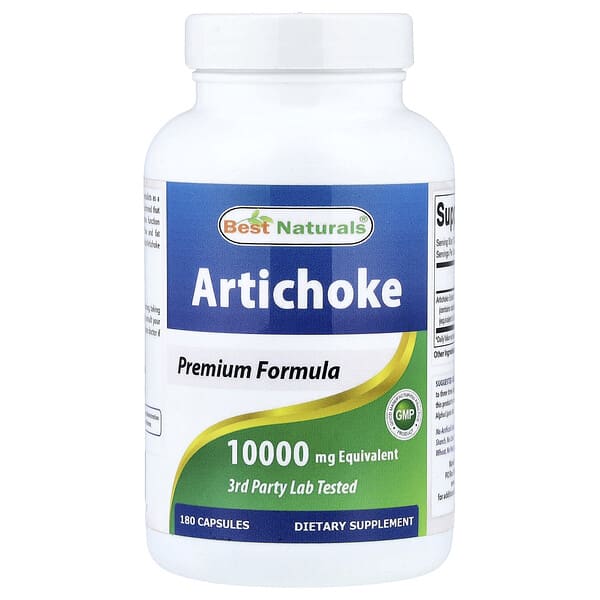 Best Naturals, Artichoke, 180 Capsules (500 mg per Capsule)