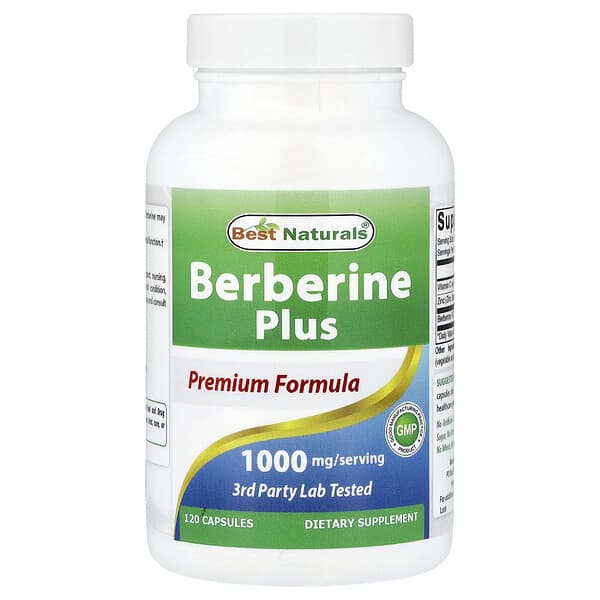 Best Naturals, Berberine Plus, 120 Capsules
