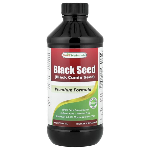 Best Naturals, Black Seed Oil, Alcohol Free, 8 fl oz (236 ml)