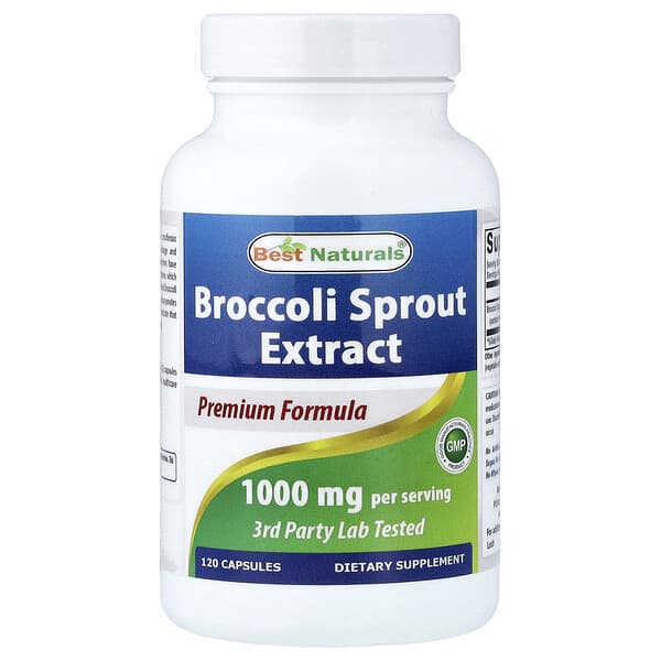 Best Naturals, Broccoli Sprout Extract, 120 Capsules (500 mg per Capsule)
