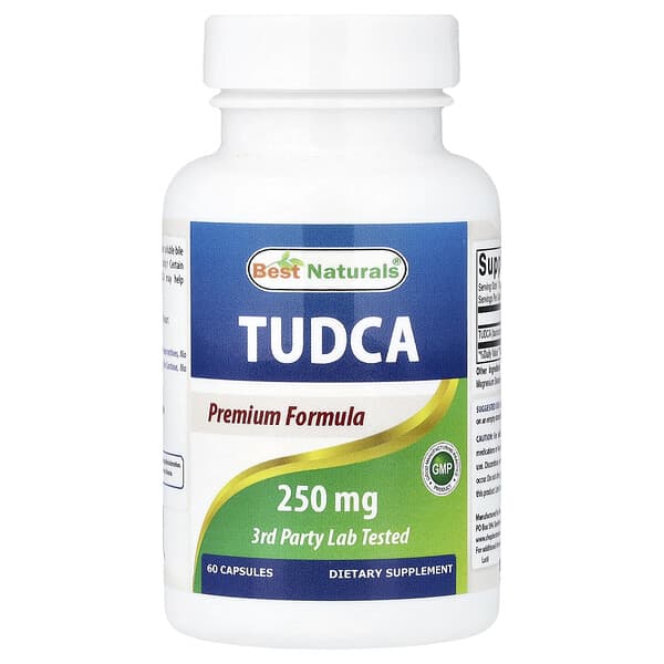 Best Naturals, TUDCA, 250 mg, 60 Capsules