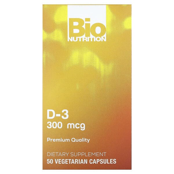 Bio Nutrition, D-3 , 300 mcg , 50 Vegetarian Capsules 2 Bio Nutrition, D-3 , 300 mcg , 50 Vegetarian Capsules