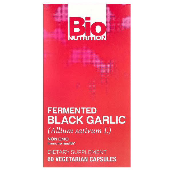 Bio Nutrition, Fermented Black Garlic, 450 mg , 60 Vegetarian Capsules