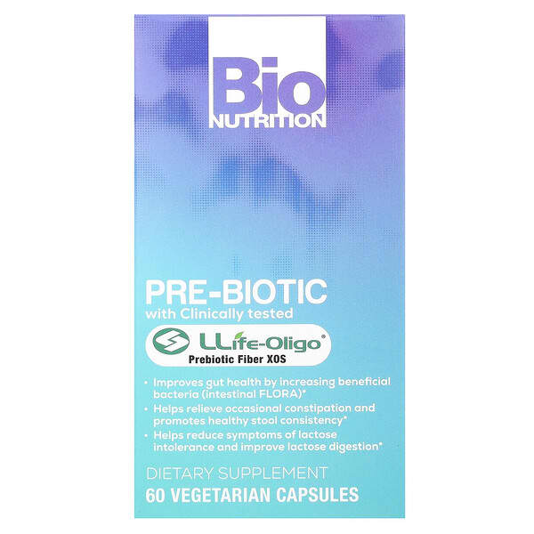 Bio Nutrition, Pre-Biotic, 60 Vegetarian Capsules (700 mg per Capsule)