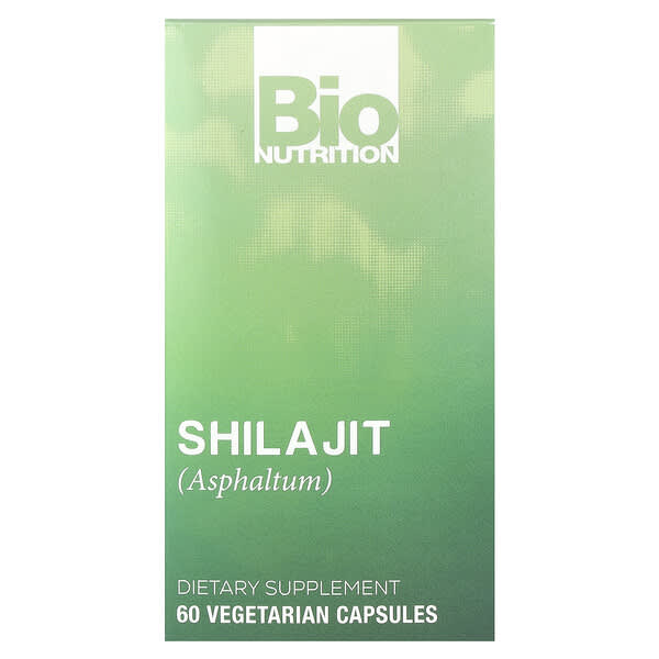 Bio Nutrition, Shilajit (Asphaltum), 60 Vegetarian Capsules (500 mg per Capsule)