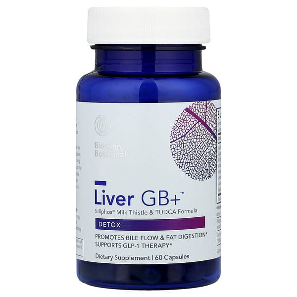Biocidin Botanicals, Liver GB+™, Detox, 60 Capsules