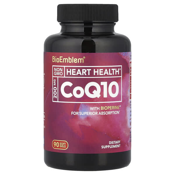 BioEmblem, CoQ10 with BioPerine®, 90 Soft Gels