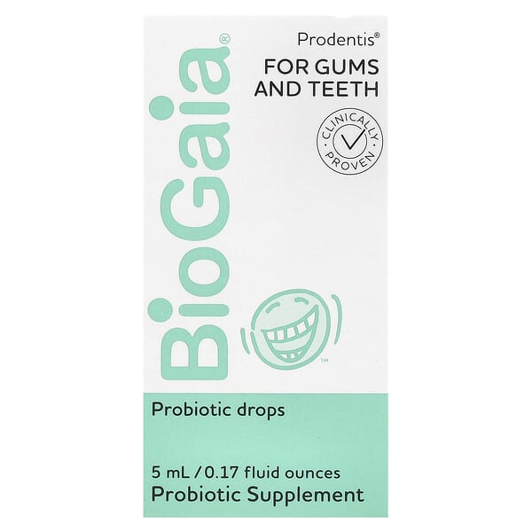 BioGaia, Prodentis, Probiotic Drops, For Gums and Teeth, 200 Million CFU, 0.17 fl oz (5 ml) 5 BioGaia, Prodentis, Probiotic Drops, For Gums and Teeth, 200 Million CFU, 0.17 fl oz (5 ml)