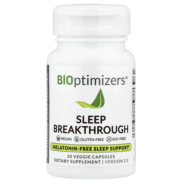 BIOptimizers, Sleep Breakthrough, 30 Veggie Capsules