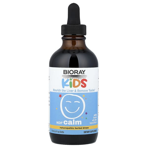 Bioray, Kids, NDF® Calm, Vanilla, 4 fl oz (118 ml)
