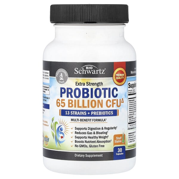 BioSchwartz, Probiotic, 30 Capsules
