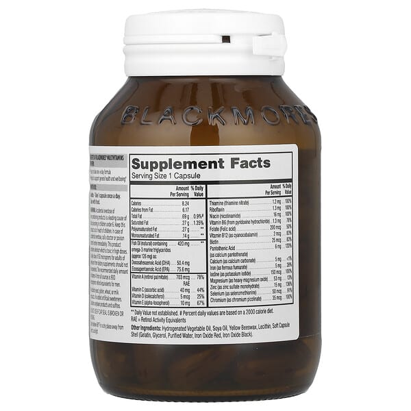 Alternative view of Blackmores, Multivitamins For Men, 60 Capsules