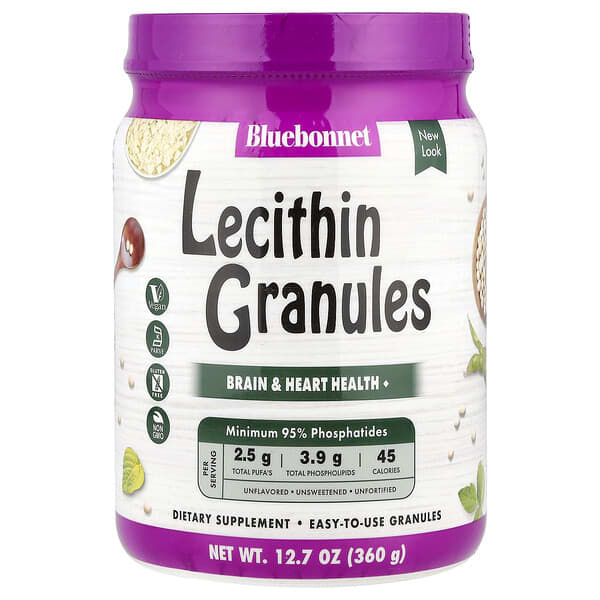 Bluebonnet Nutrition, Lecithin Granules, Unflavored, 12.7 oz (360 g)