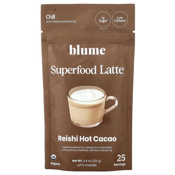 Blume, Superfood Latte, Reishi Hot Cacao, 4.4 oz (125 g)