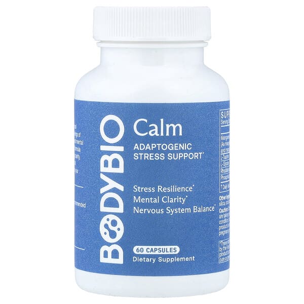 BodyBio, Calm, 60 Capsules
