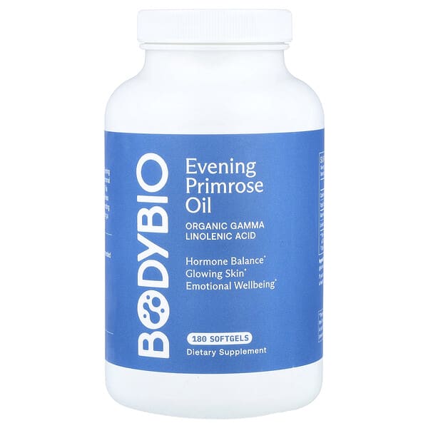 BodyBio, Evening Primrose Oil, 180 Softgels