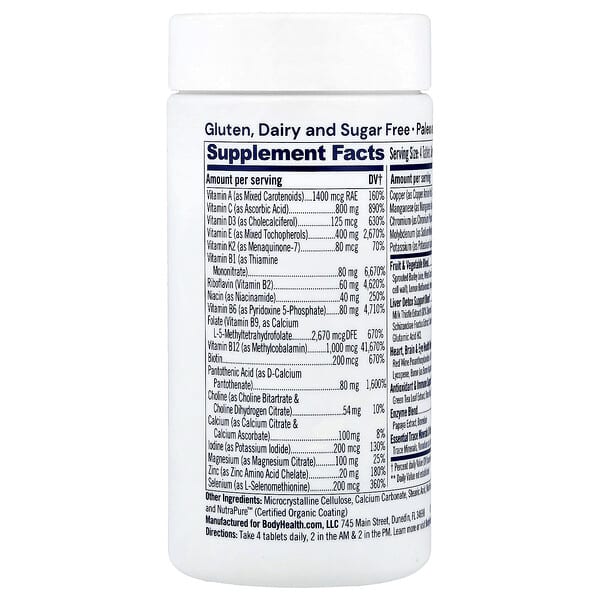 Alternative view of BodyHealth, Multi Complete™, 120 Tablets