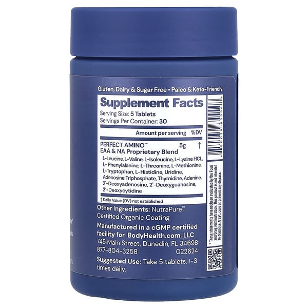 Alternative view of BodyHealth, Perfect Amino™, 150 Coated Tablets