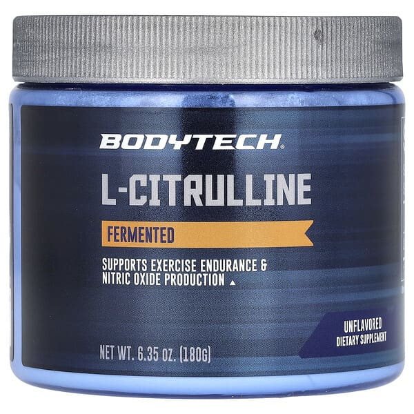 BodyTech, L-Citrulline, Fermented, Unflavored, 6.35 oz (180 g)