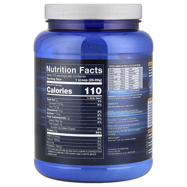 Alternative view of BodyTech, Whey Protein Isolate, French Vanilla, 1.5 lbs (680 g)