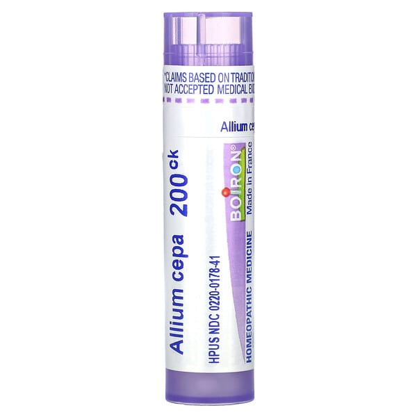 Boiron, Allium Cepa, 200CK, Allergy Relief, Approx 80 Pellets 2 Boiron, Allium Cepa, 200CK, Allergy Relief, Approx 80 Pellets