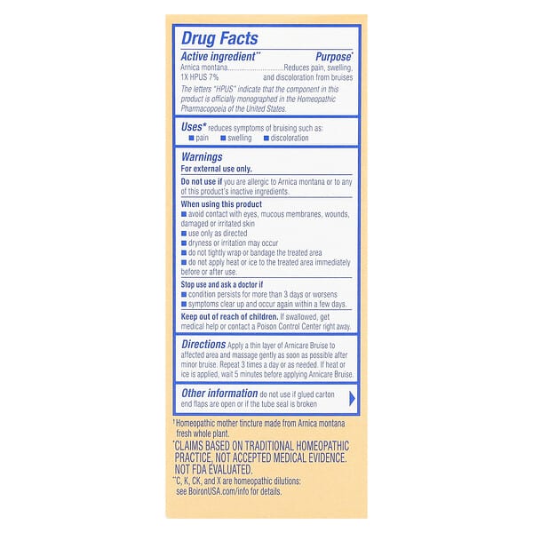 Alternative view of Boiron, Arnicare, Bruise Relief Gel, Fragrance-Free, 1.5 oz (45 g)