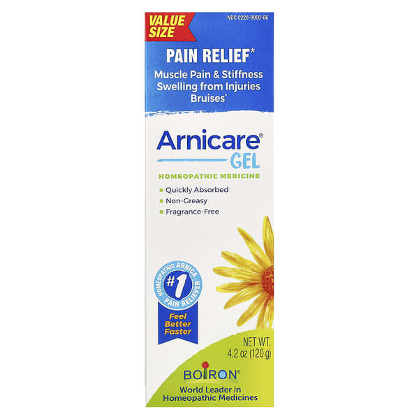 Boiron, Arnicare Gel, Pain Relief, Fragrance-Free, 4.2 oz (120 g) 2 Boiron, Arnicare Gel, Pain Relief, Fragrance-Free, 4.2 oz (120 g)